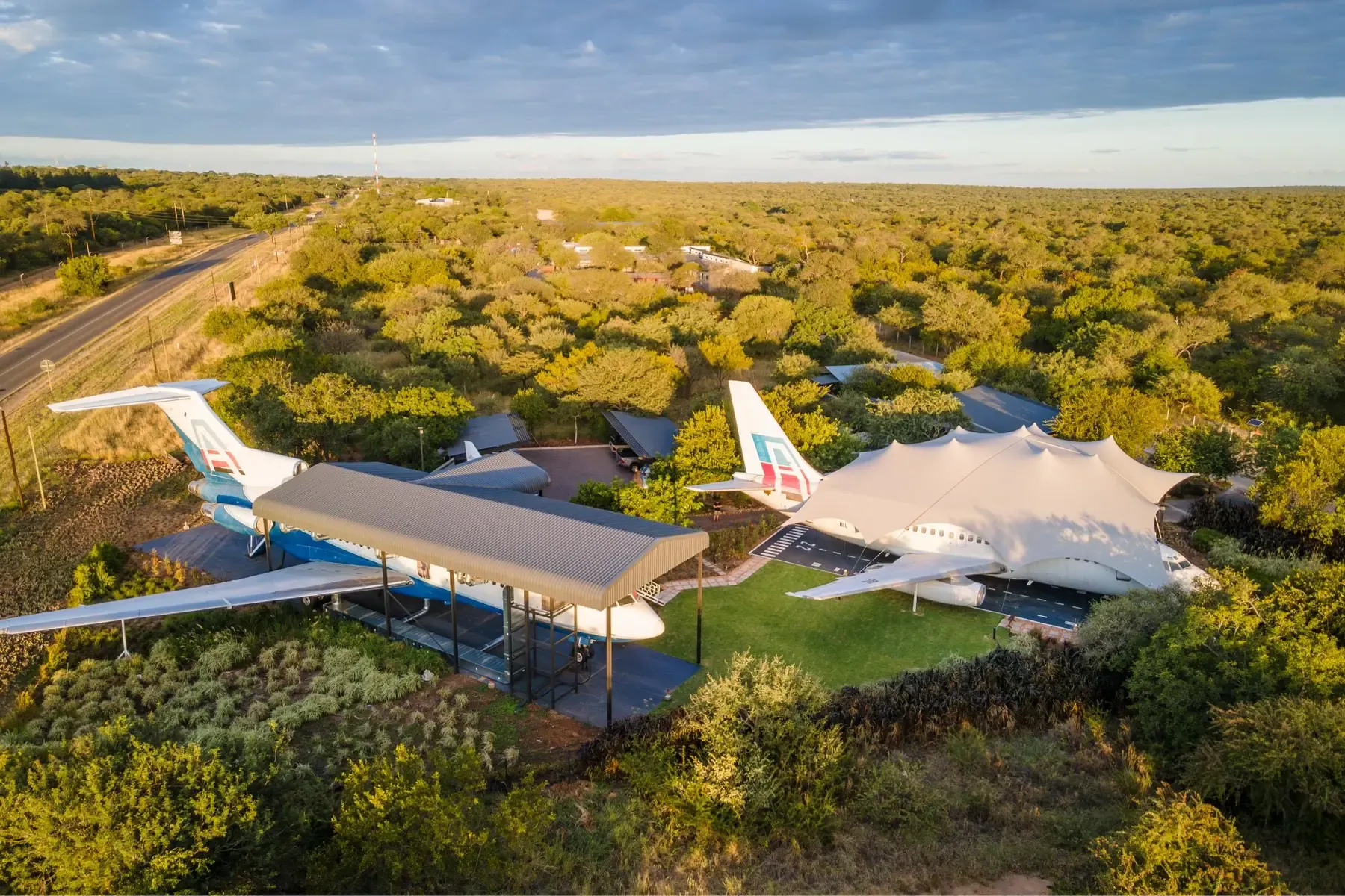 Aerotel from above